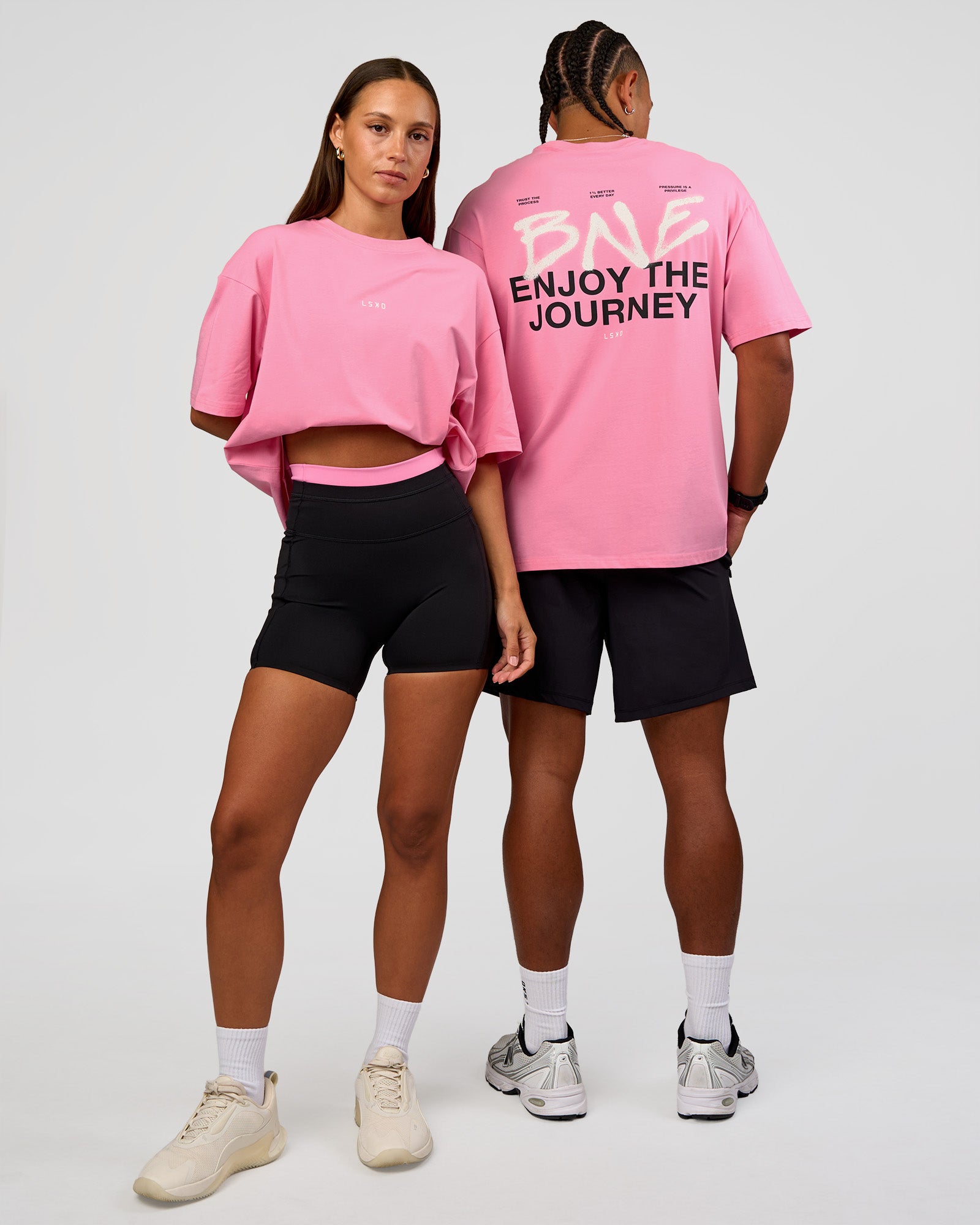 CFT BNE 26 FLXCotton Oversized Tee - Candy Pink | LSKD
