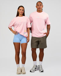 Duo wearing Mother's Day FLXCotton Oversize Tee - Marshmallow | Model:Both | Size:Duo