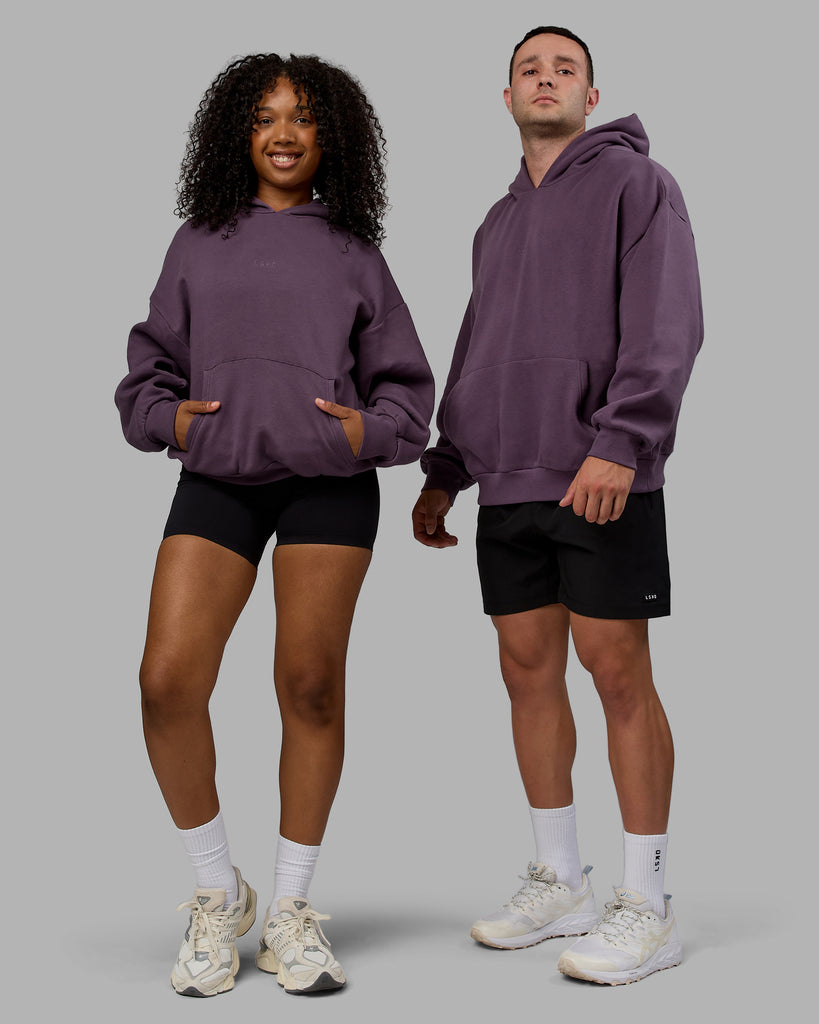 Unisex MVP Hoodie Oversize - Vintage Violet | LSKD Unisex MVP Hoodie Oversize - Vintage Violet | LSKD