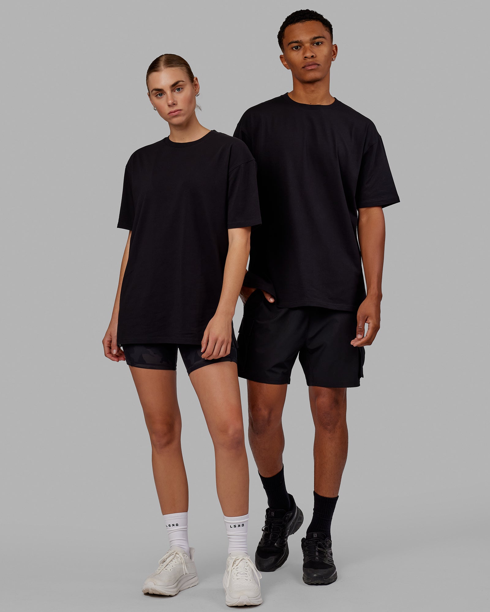 Unisex You Got This FLXCotton Oversize Tee - Black-Pink | LSKD