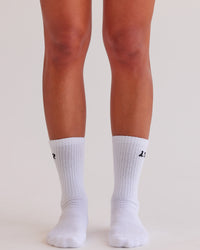Endurance Crew Socks 3 Pack Box - White-Black-Chocolate Martini