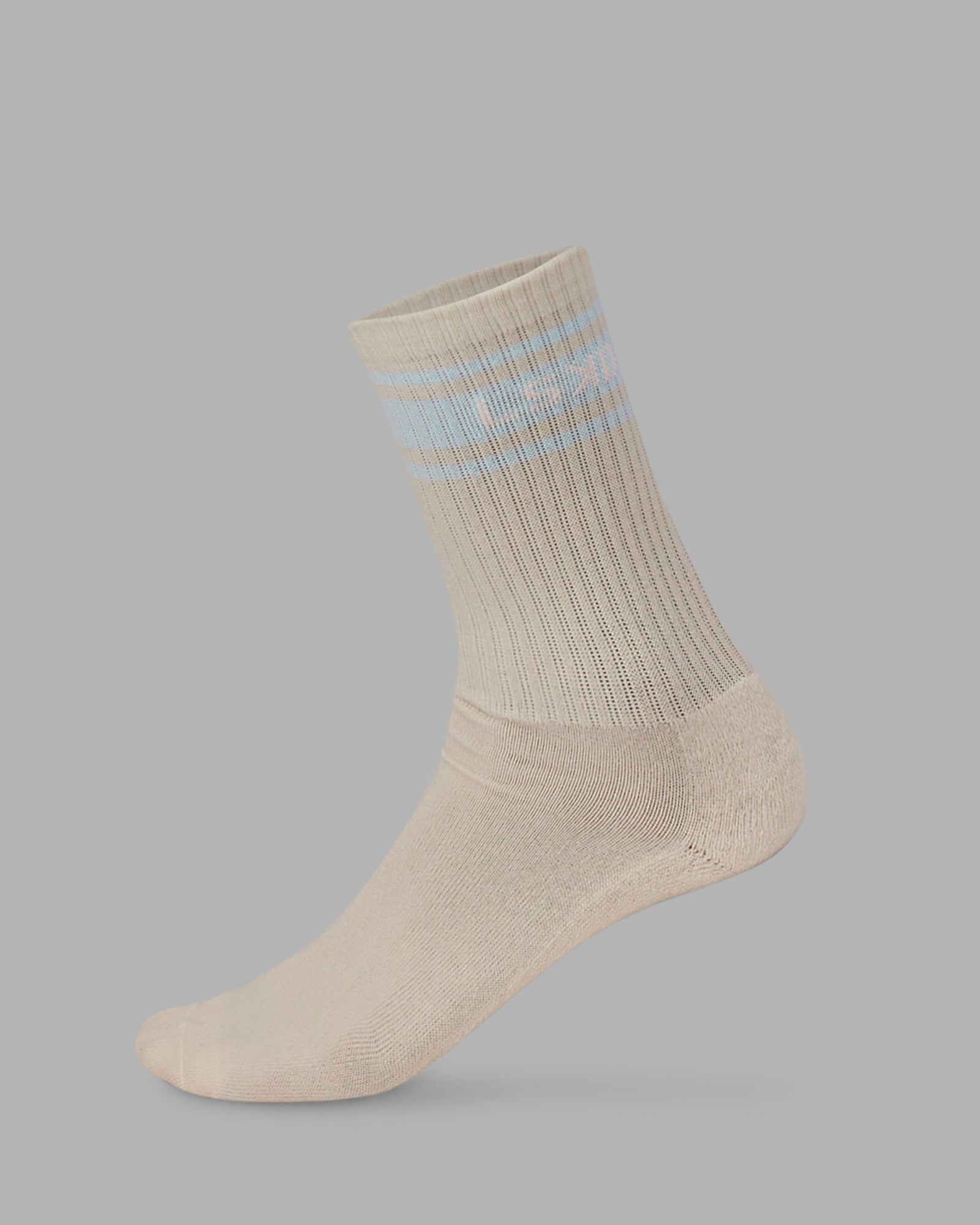 Movement Pilates Grip Sock - Cherry Lacquer-Off White