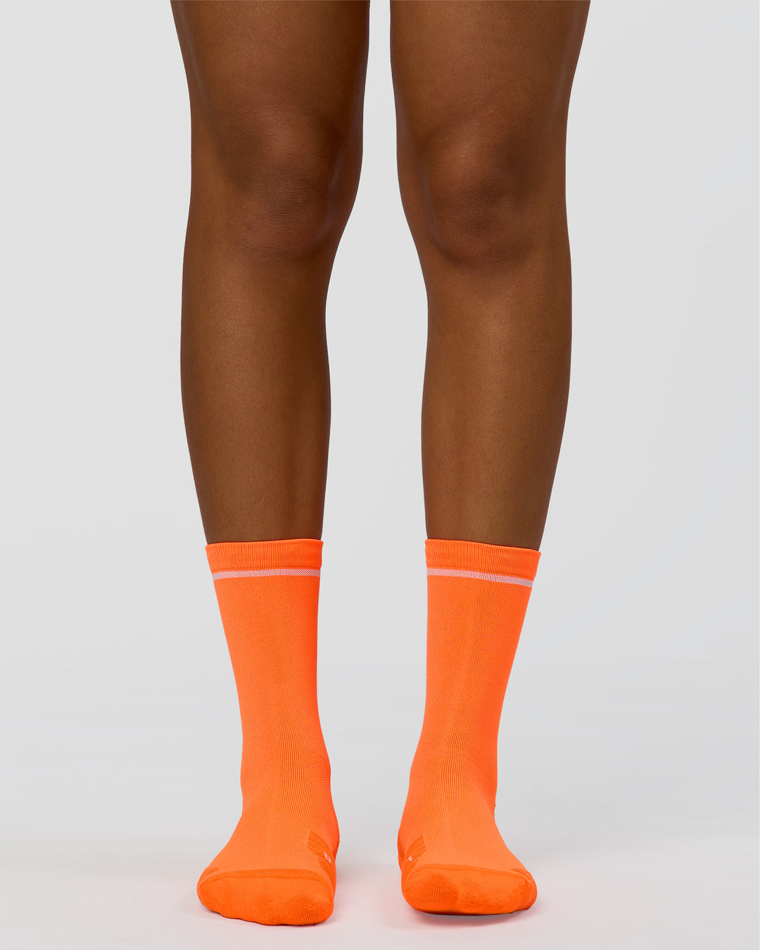Fast Performance Crew Socks 2.0 - Neon Orange-White