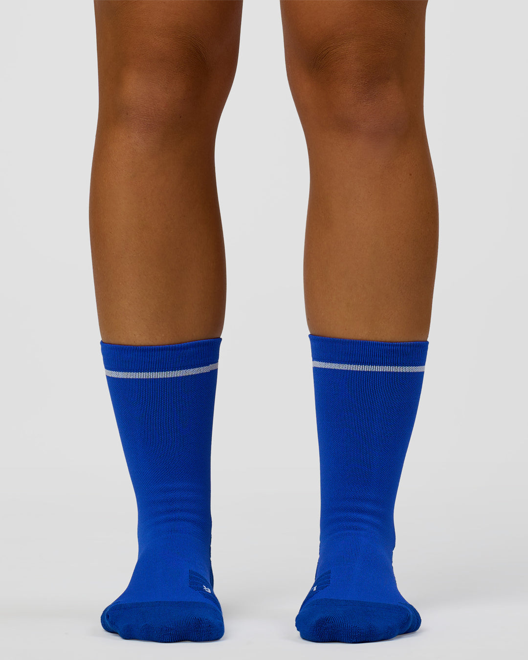 Fast Performance Crew Socks 2.0 - Electric Indigo-White