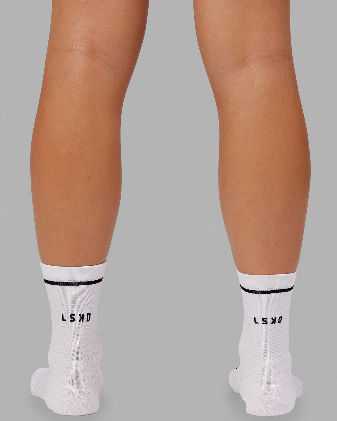 Fast Performance Quarter Socks - White-Black