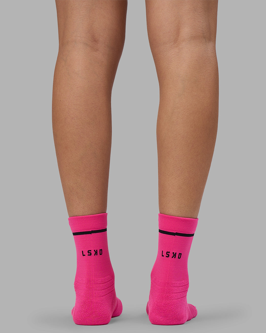 Fast Performance Quarter Socks - Ultra Pink-Black