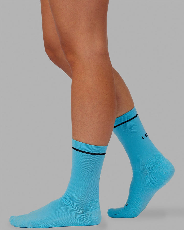 Fast Performance Socks - Neon Blue-Black