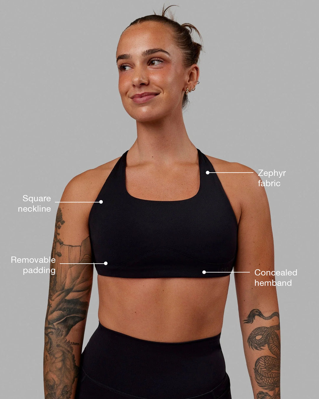 Aspire Sports Bra - Black