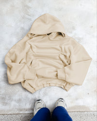 Base Oversized Hoodie - Shale Beige