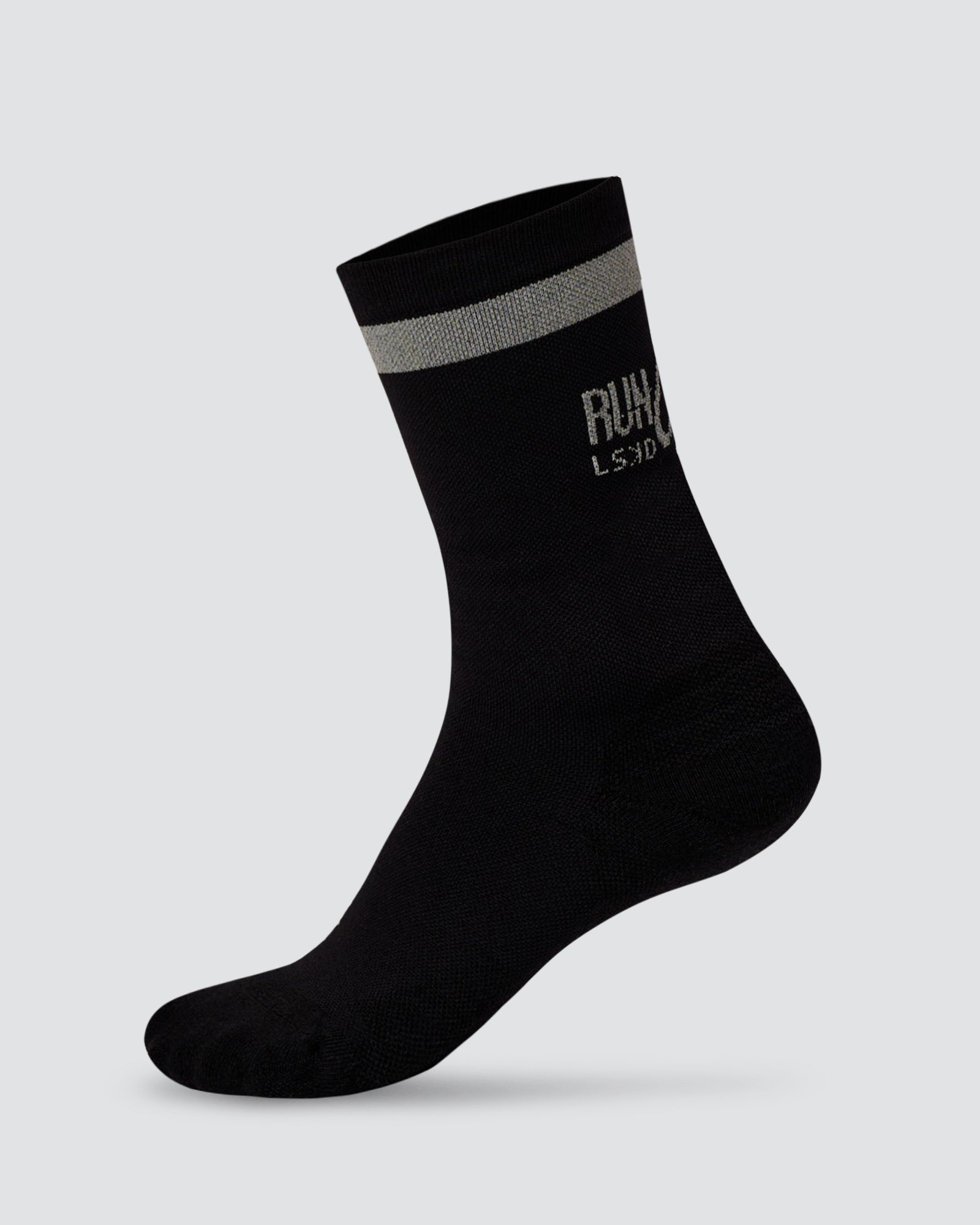 Run Club Fast Performance Socks 2.0 - Black-Reflective