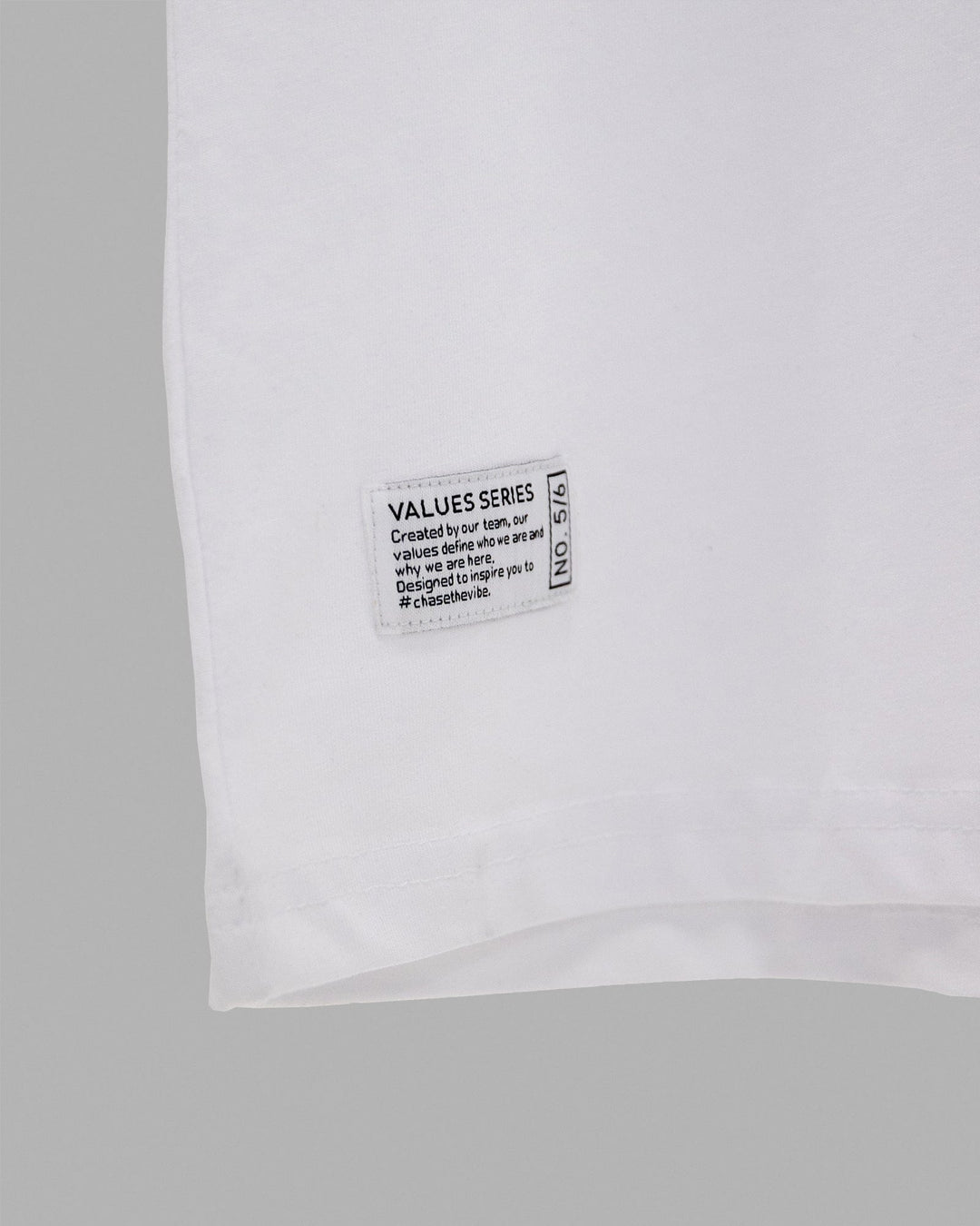 Unisex VS5 FLXCotton Tee Oversize - White-Black