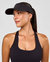 Woman wearing Go-To Visor - Black