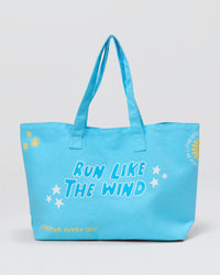 Hold It All Canvas Tote - Baltic Sea-Lemon