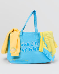 Hold It All Canvas Tote - Baltic Sea-Lemon