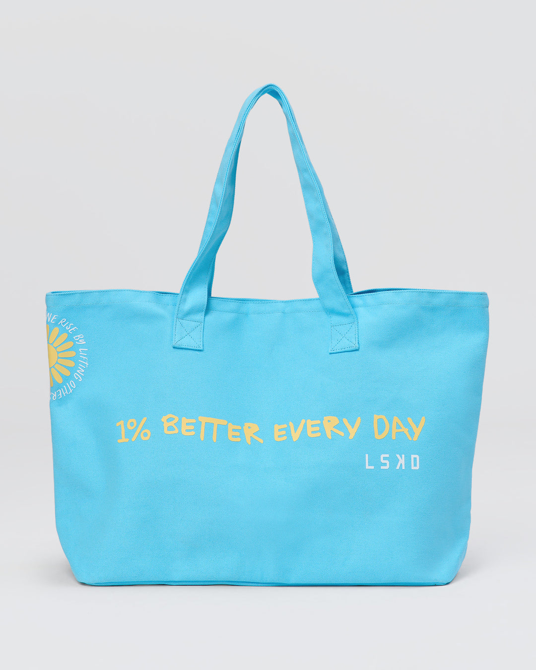 Hold It All Canvas Tote - Baltic Sea-Lemon