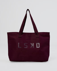 Hold It All Canvas Tote - Cherry Lacquer