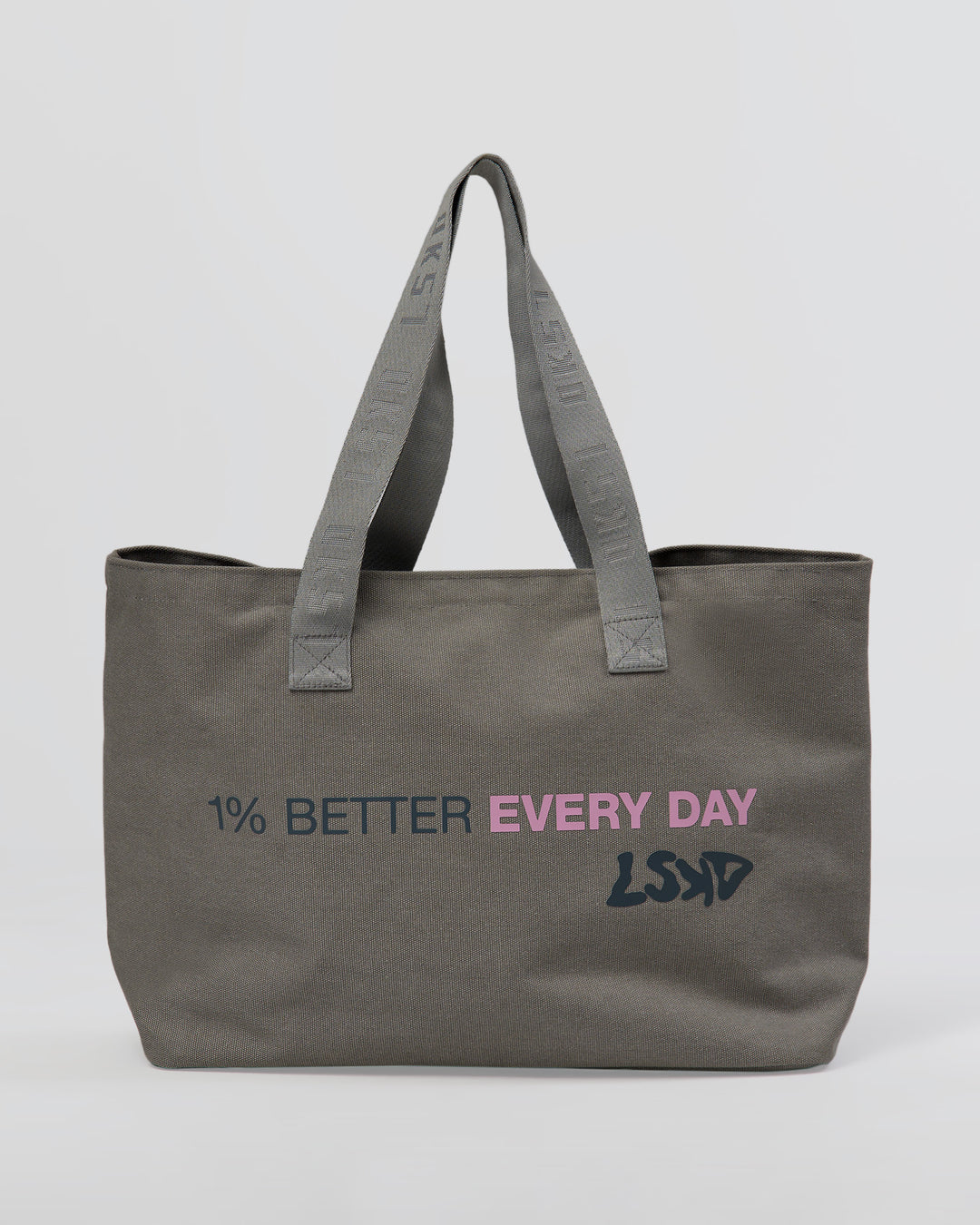 Hold It All Canvas Tote - Circular Grey-Values