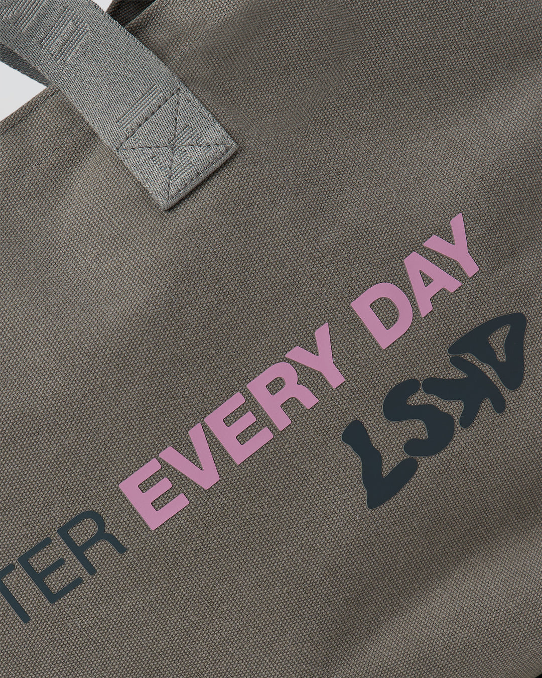 Hold It All Canvas Tote - Circular Grey-Values