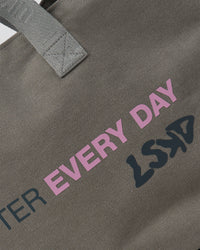 Hold It All Canvas Tote - Circular Grey-Values