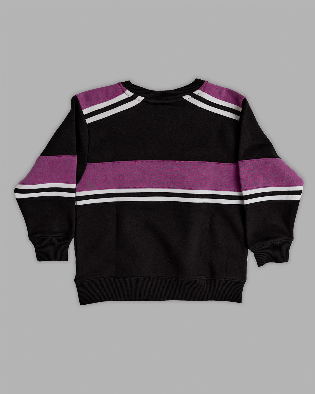 Kids A-Team Sweater - Black-Hyper Violet