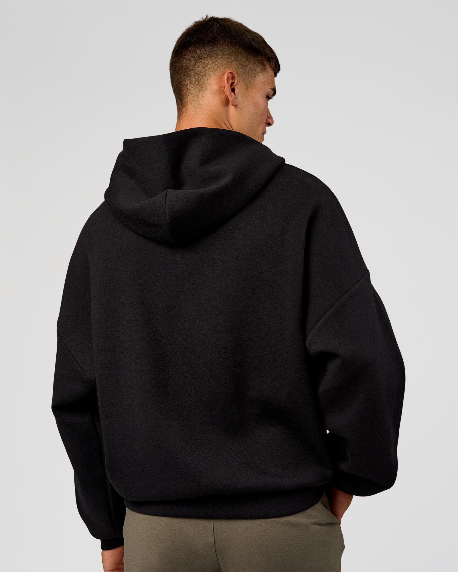 AfterDark ZeroCrease Oversized Hoodie - Black | LSKD