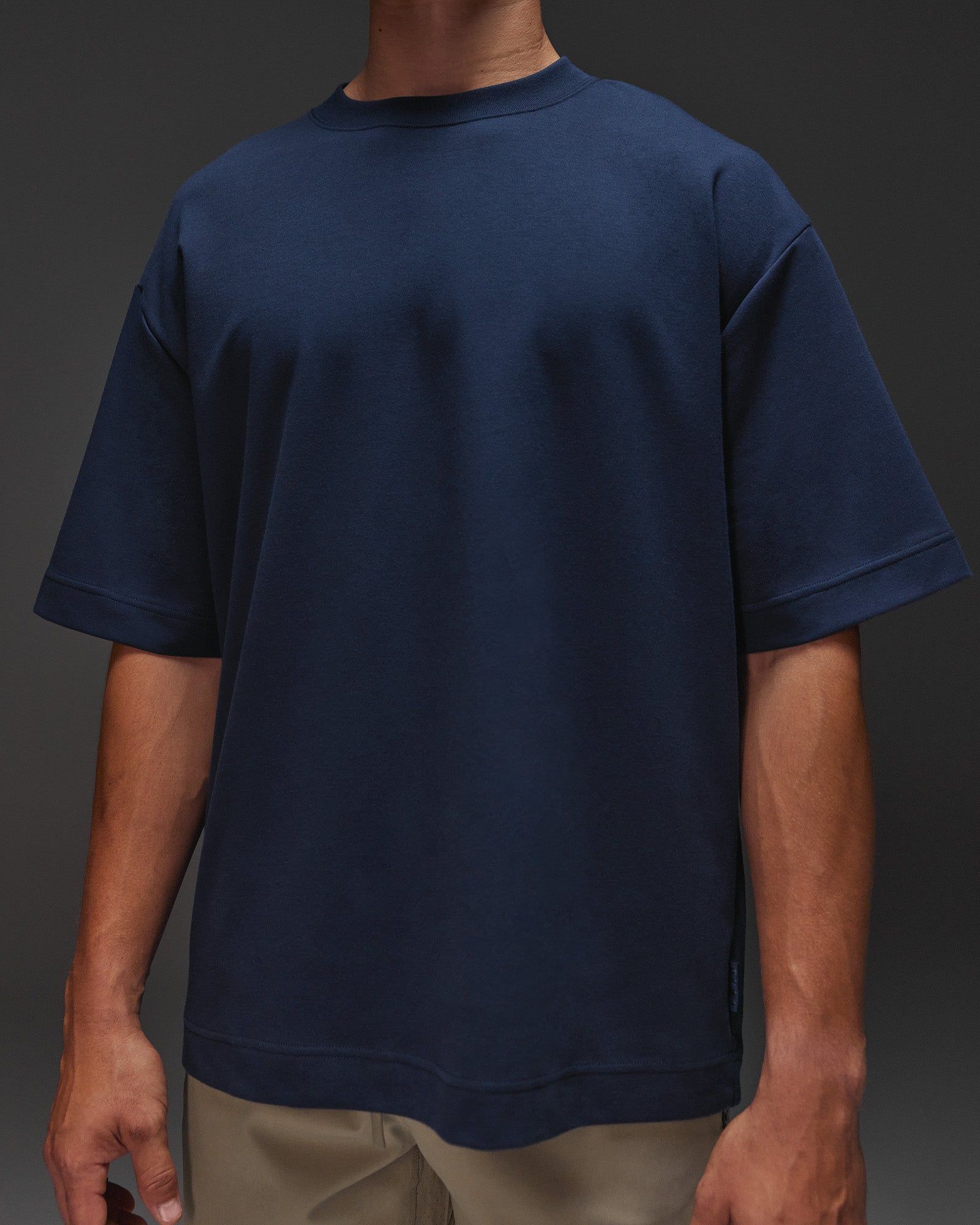 AfterDark ZeroCrease Oversized Tee - Future Navy | LSKD