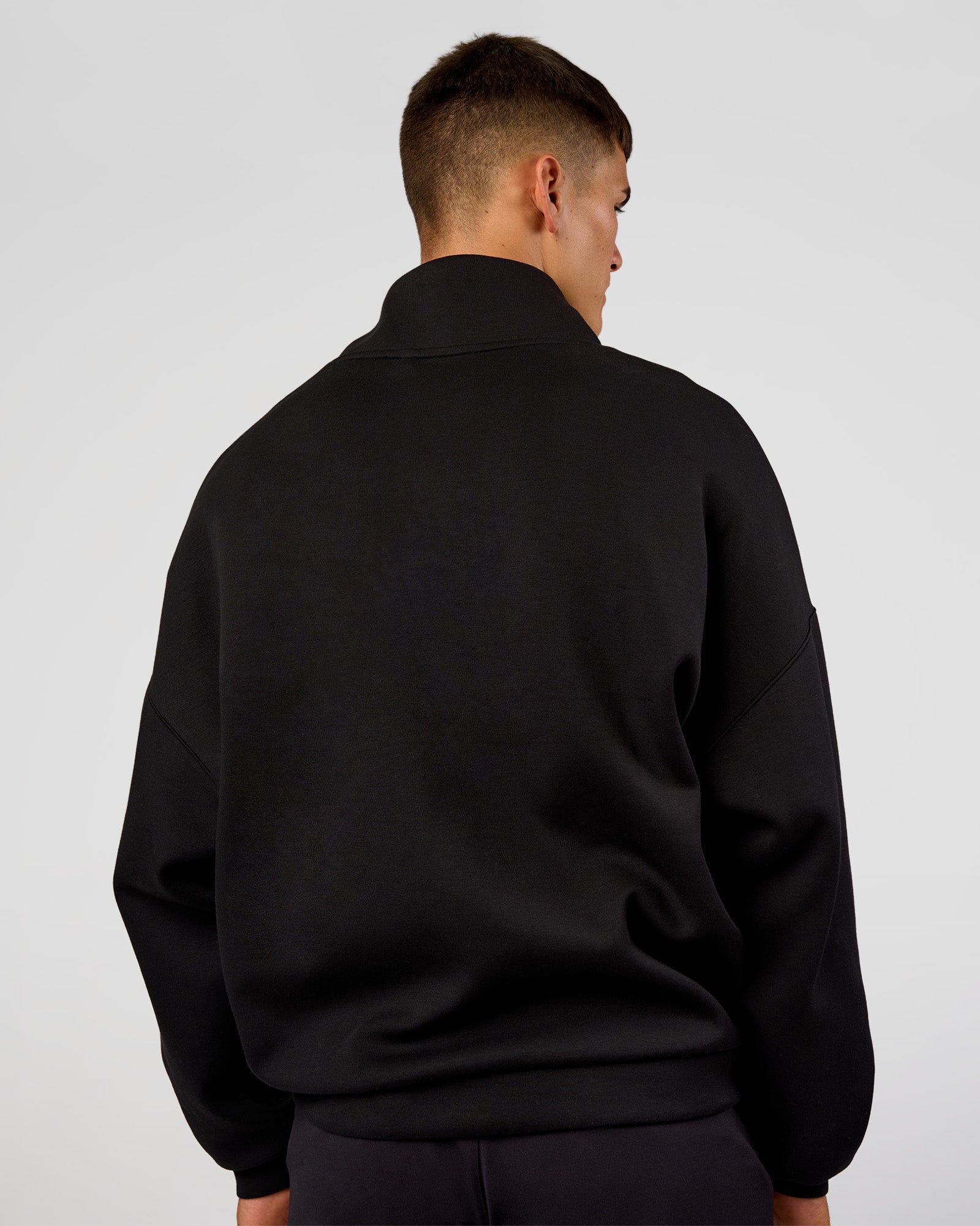 AfterDark ZeroCrease Quarter Zip - Black | LSKD