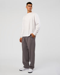 Man wearing AfterDark ZeroCrease Straight Leg Pant - Duskstone | Model:Jackson | Size:L | Thumbnail Index: 4