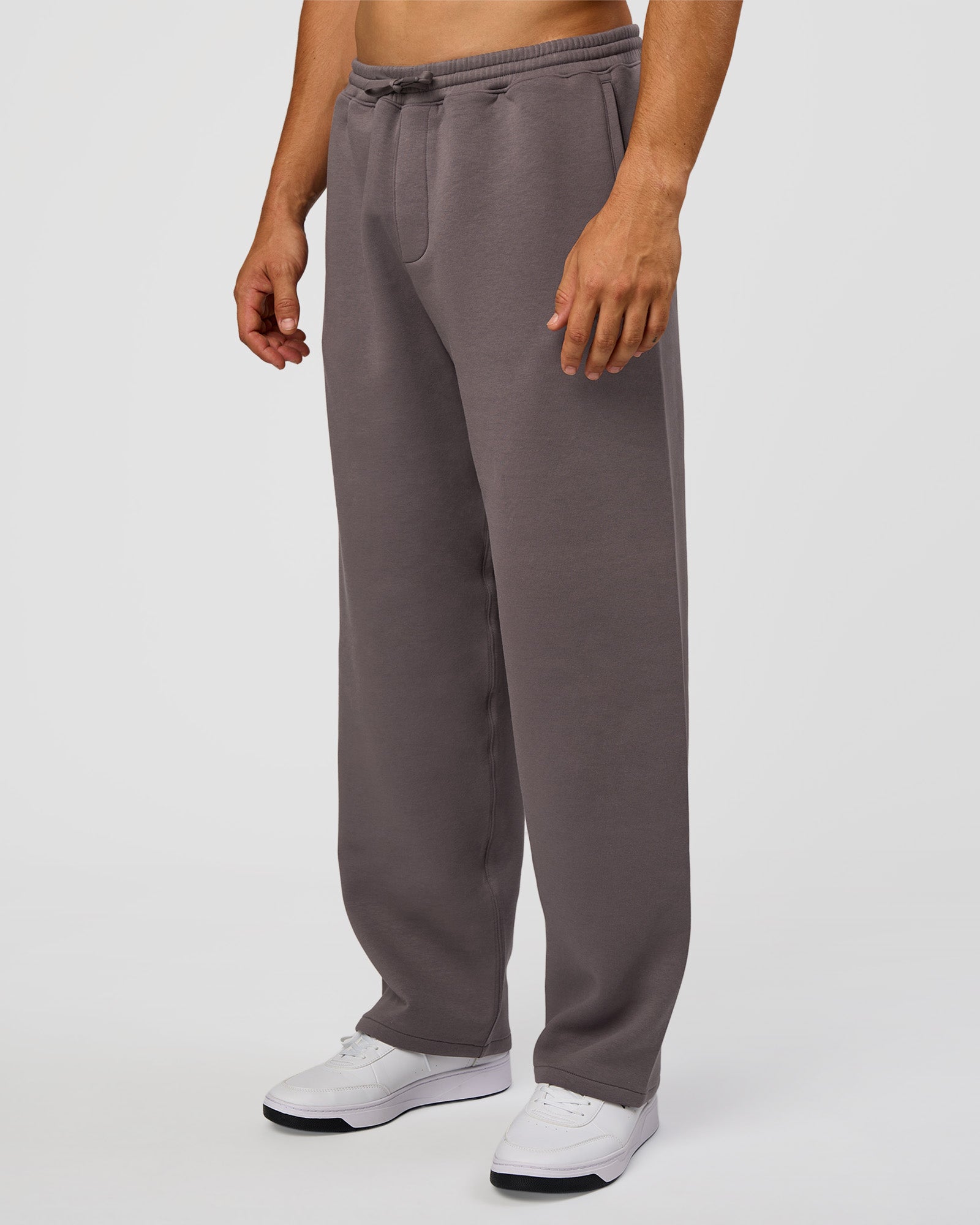 Man wearing AfterDark ZeroCrease Straight Leg Pant - Duskstone | Model:Jackson | Size:L