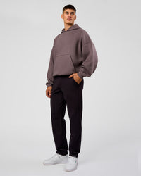 Man wearing All Day ZeroCrease™  Regular Pant - Black | Model:Jackson | Size:34