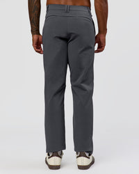 Man wearing All Day ZeroCrease™  Regular Pant - Dark Storm | Model:Xav | Size:L