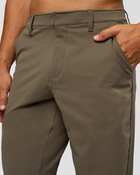 Woman wearing All Day ZeroCrease™  Regular Pant - Walnut Grey | Model:Jackson | Size:34