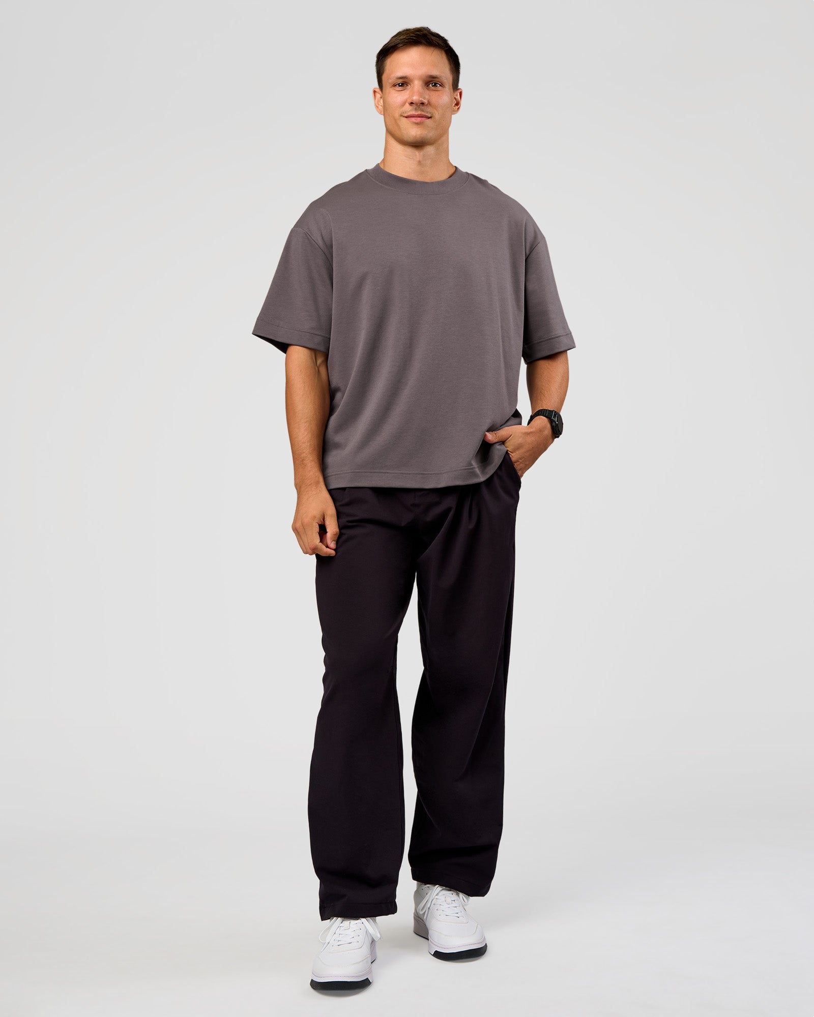 All Day ZeroCrease™ Wide Leg Pant - Black | LSKD