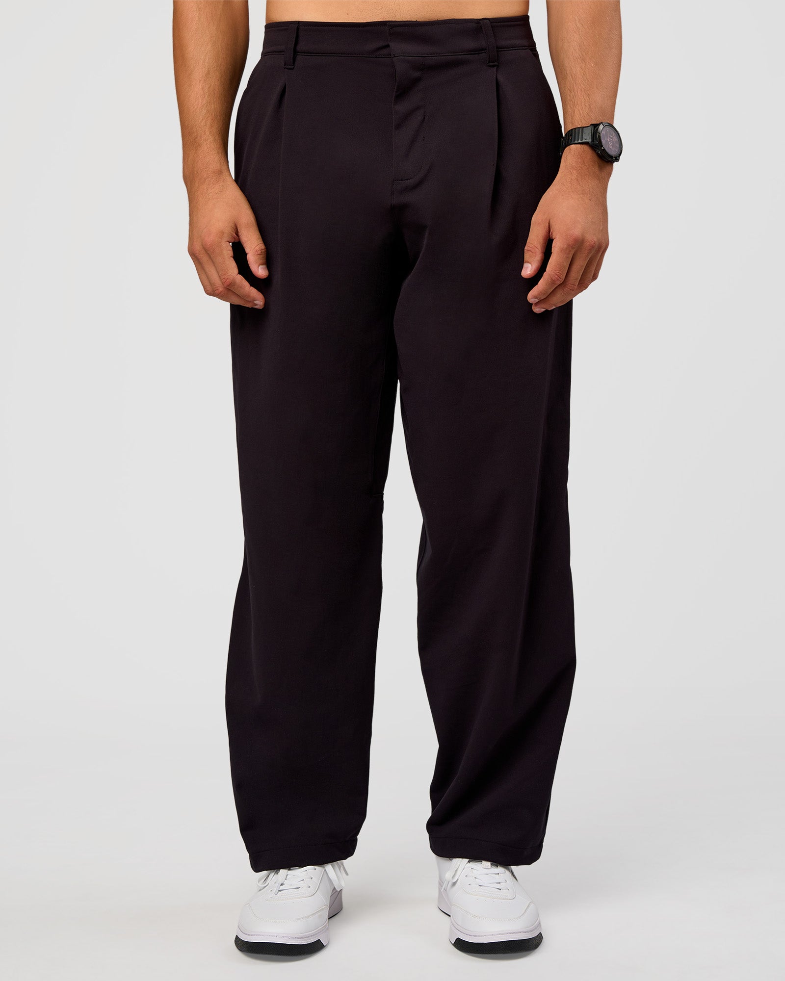 All Day ZeroCrease™ Wide Leg Pant - Black | LSKD