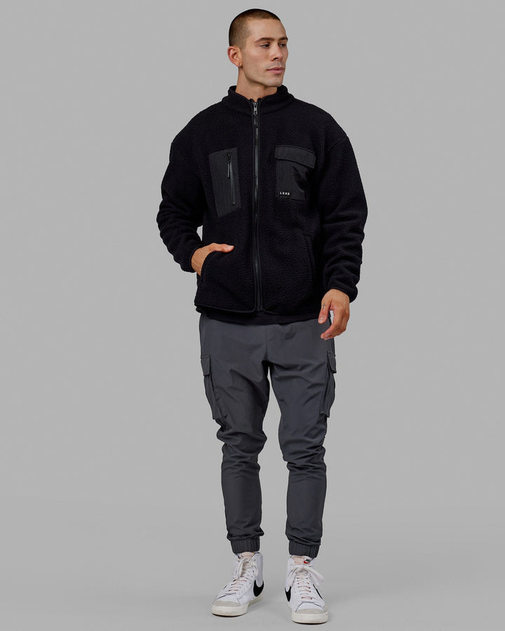 Man wearing Alpine Jacket - Black