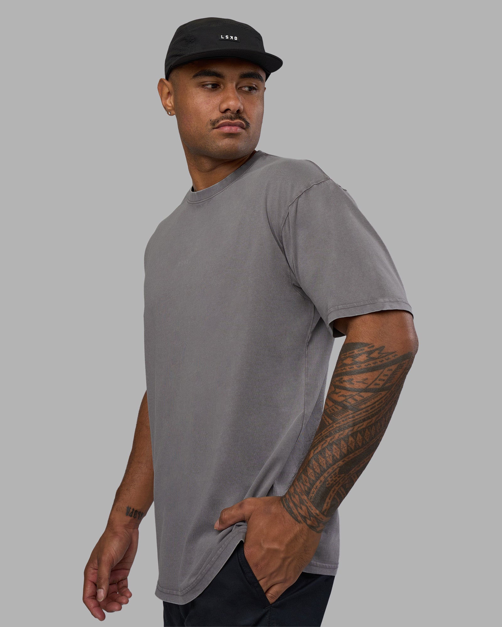 トップス DICH HENDERSON Base FLXCotton Tee Oversized - Storm Front Wash | LSKD