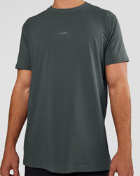 Man wearing Base FLXCotton Tee - Dark Slate | Model:Marcus | Size:L