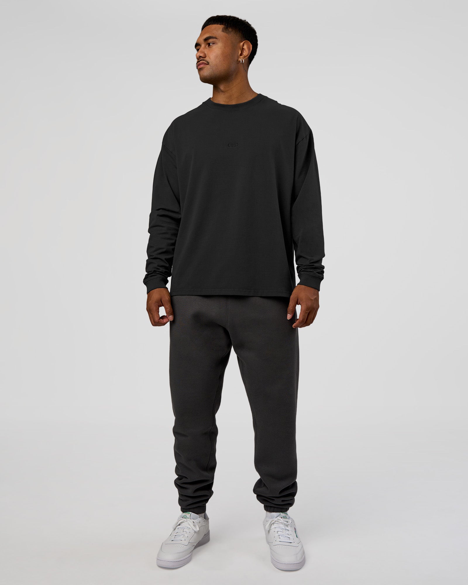 Classic Heavyweight FLXCotton Oversized Long Sleeve Tee - Washed