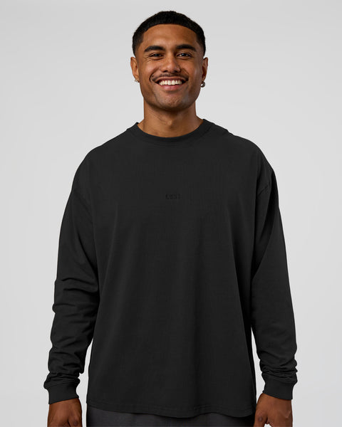 Classic Heavyweight FLXCotton Oversized Long Sleeve Tee - Washed