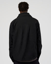 Man wearing Coaches Jacket - Black | Model:Okello | Size:L