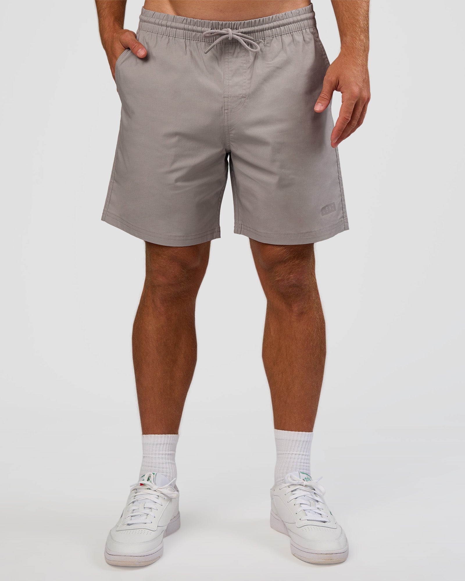 Man wearing Daily 7" Short - Alloy | Model:Marcus | Size:L