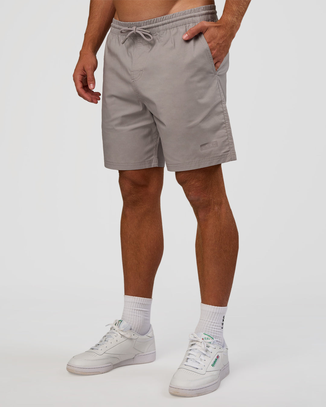 Man wearing Daily 7" Short - Alloy | Model:Marcus | Size:L