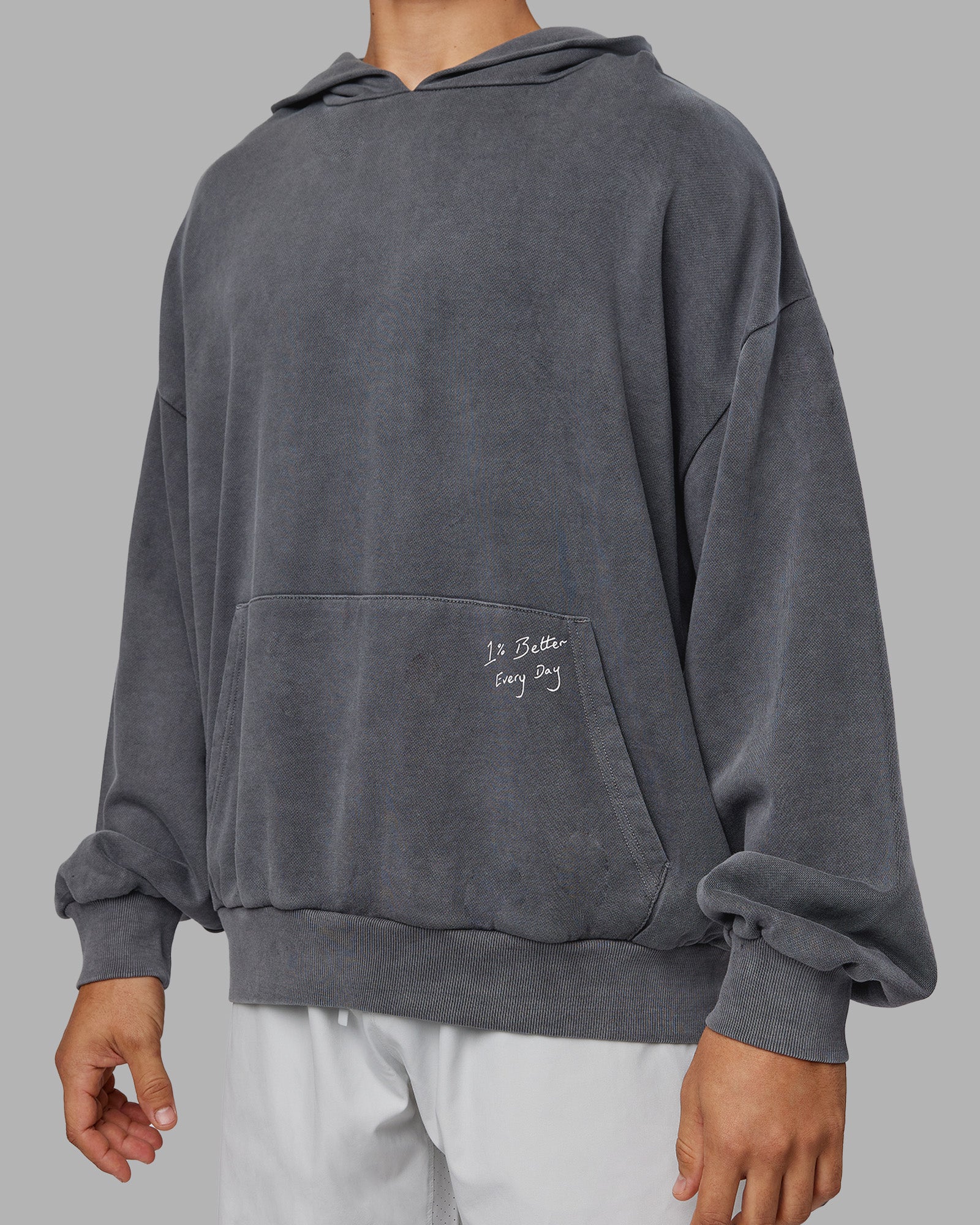 ETJ Values Washed Unisex Oversize Hoodie - Dark Storm-Light