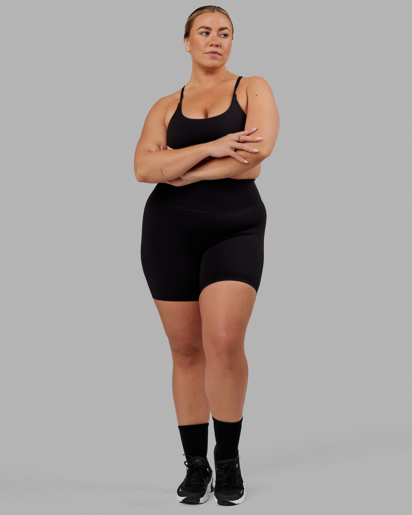 Elixir Mid Short Tights - Black No Logo