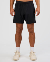 Man wearing Functional Training 7" Short - Black | Model:Marcus | Size:L