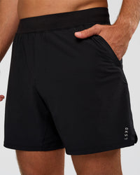 Man wearing Functional Training 7" Short - Black | Model:Marcus | Size:L