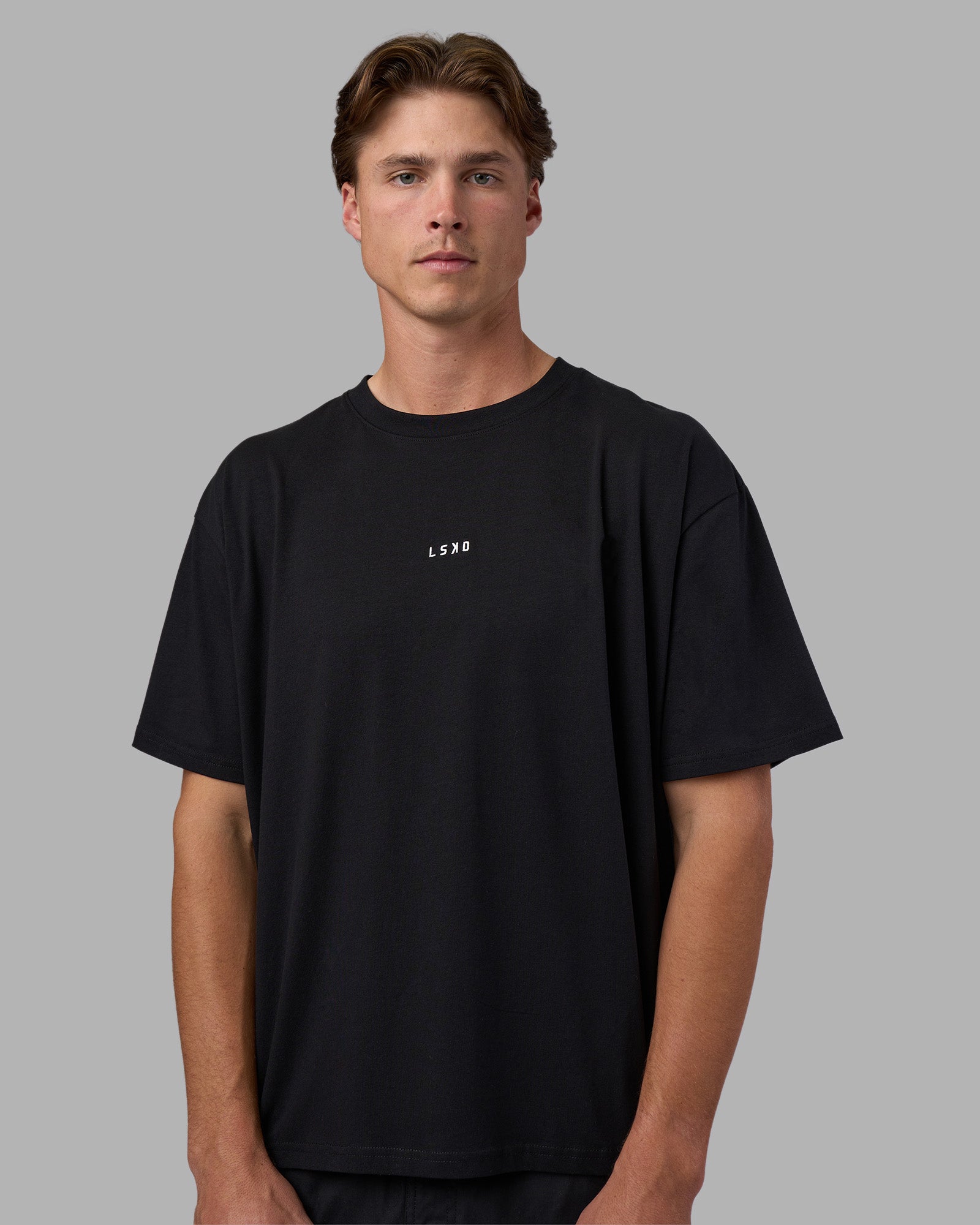 超希少 XL TENDERLOIN TEE L/S O.N BLACK Go-To FLXCotton Oversized Tee - Black-White | LSKD