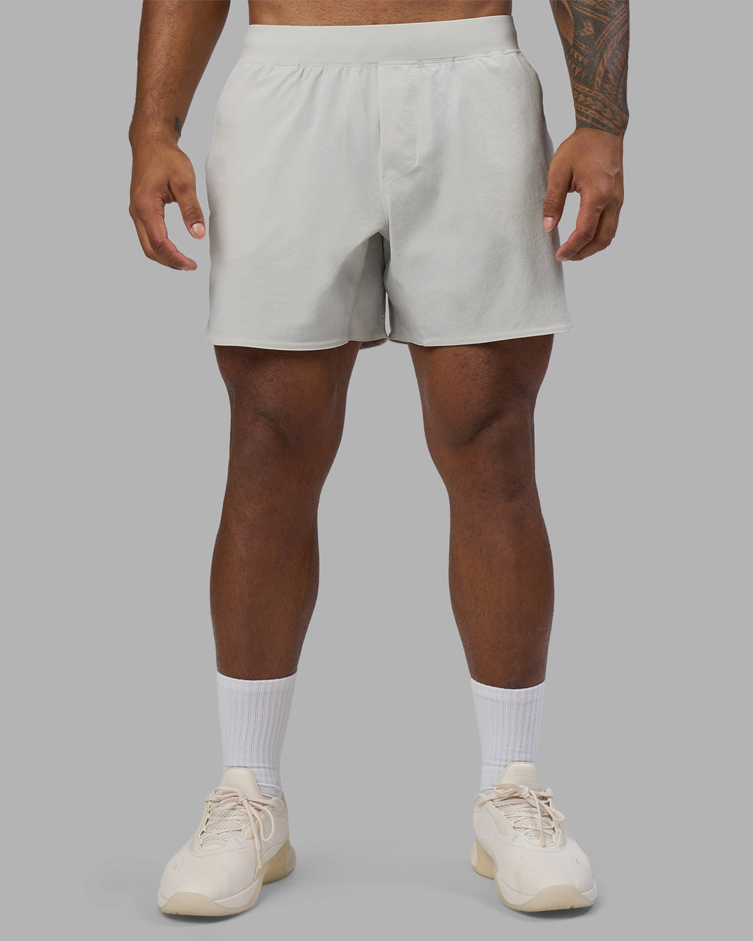 Man wearing Lift 6&quot; Research Dep Performance Short - Digital Mist | Model:Xav | Size:L