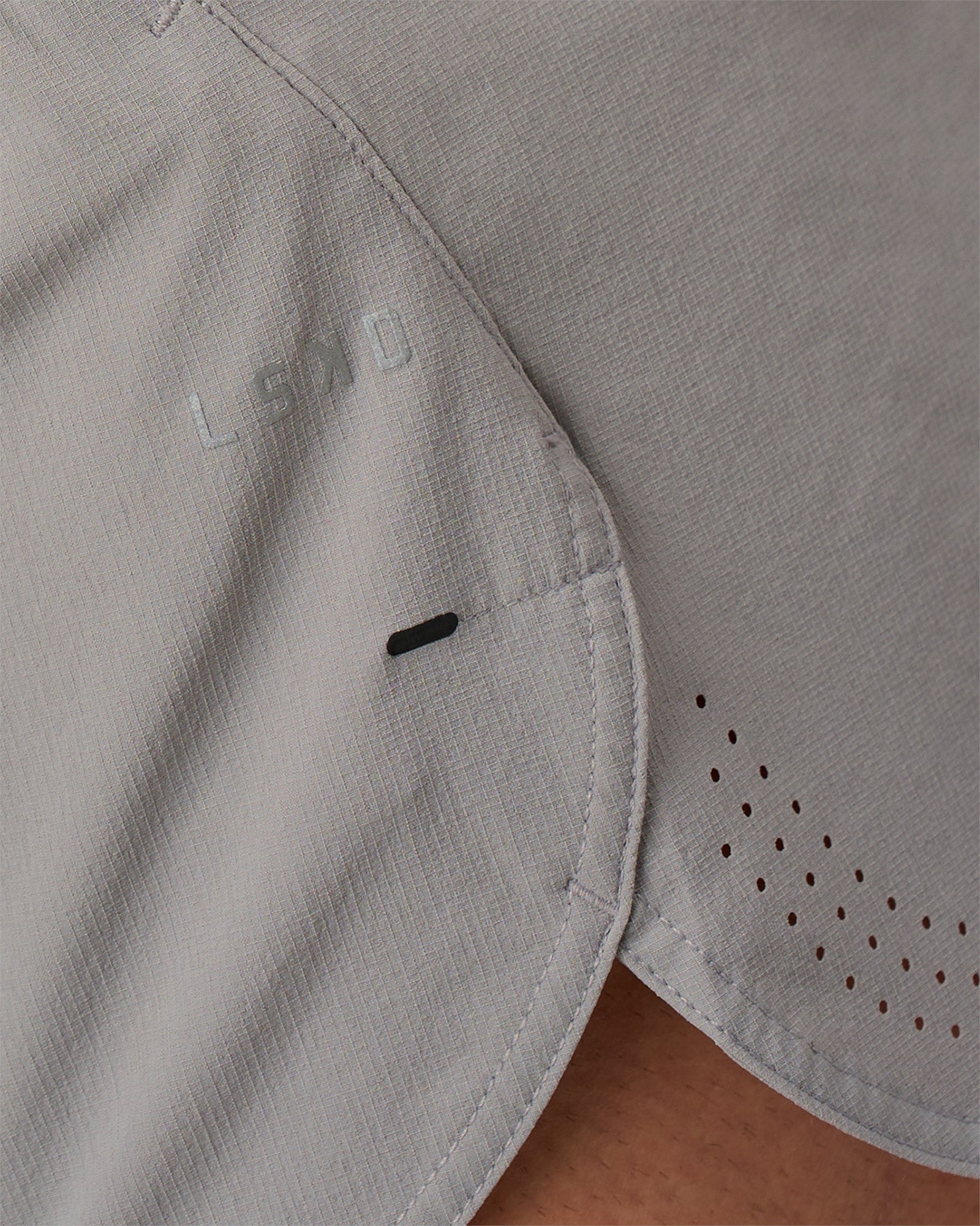 Man wearing Lift 6" Short - Alloy | Model:Liam | Size:L