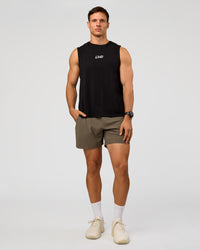 Man wearing Lift 6" Short - Walnut Grey | Model:Liam | Size:L